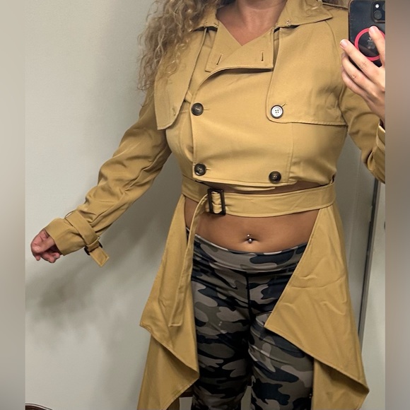 Fashion Nova, High Fashion, Unique Trench Coat - Picture 7 of 7